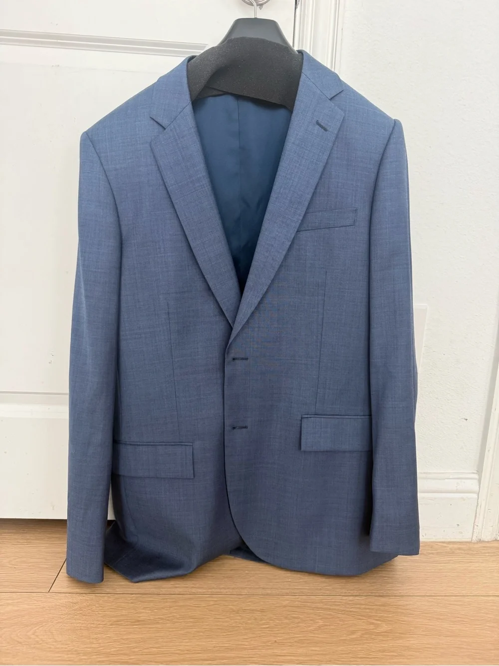 J. Crew Men's Slate Blue Two-Button Suit Jacket